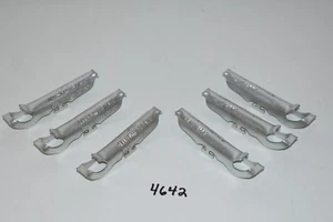 6 abrelatas vintage de pintura metálica Bridgeport Hardware Chicago - Imagen 1 de 2