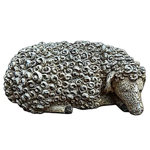 "Estatuilla de oveja cordero resina vintage escultura 9""" - Imagen 1 de 8