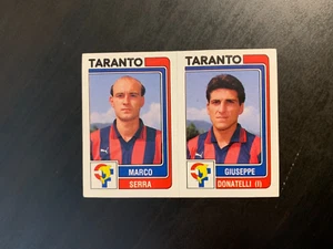 FIGURINA CALCIATORI PANINI 1986/1987 SERRA/DONATELLI TARANTO n 487 AB CON VELINA - Imagen 1 de 2