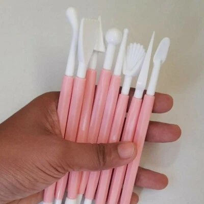  8Pcs Modelling Sugarcraft Cupcake Icing Cake Flower Decorating New Craft Tools - Image 1 of 4