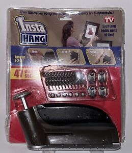 Insta Hang 47 Piece Set New in Package Sealed Wall Hanging Kit As Seen on TV NEW