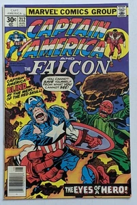 Captain America #212 (August 1977, Marvel) Sehr guter Erhaltungszustand - 7,5 Red Skull und Arnim Zola App - Bild 1 von 3