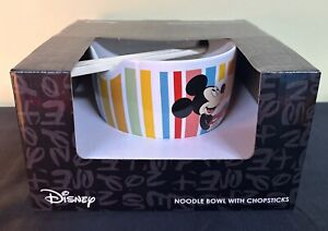 DISNEY NOODLE BOWL WITH CHOPSTICKS-BOXED & NEW✨
