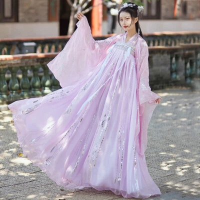 Women Hanfu Dress Tang Dynasty Ancient ChinaTraditional Clothes Fairy Princess - Image 1 of 4