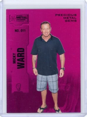 Micky Ward 2022 Metal Universe Champions Precious Metal Gems Pink #'d 24/75 - Image 1 of 4