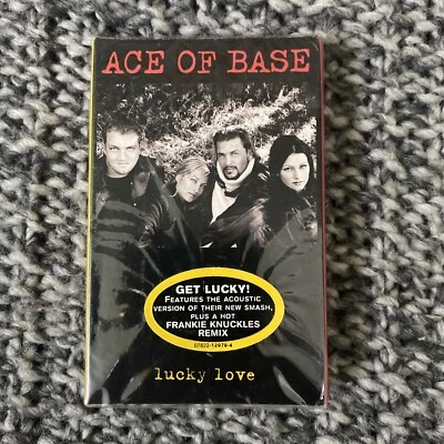 Cassette Tape Single New Sealed 1996 Ace Of Base. Lucky Love - Image 1 of 4