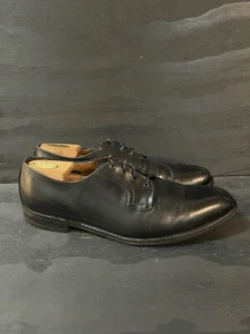 Scarpe Oxford Allen Edmonds da uomo taglia 13 nere in pelle con punta a cappuccio - Foto 1 di 8
