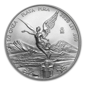 2020 Mexico 1/2 oz Silver Libertad BU (ENCAPSULATED) - Picture 1 of 2