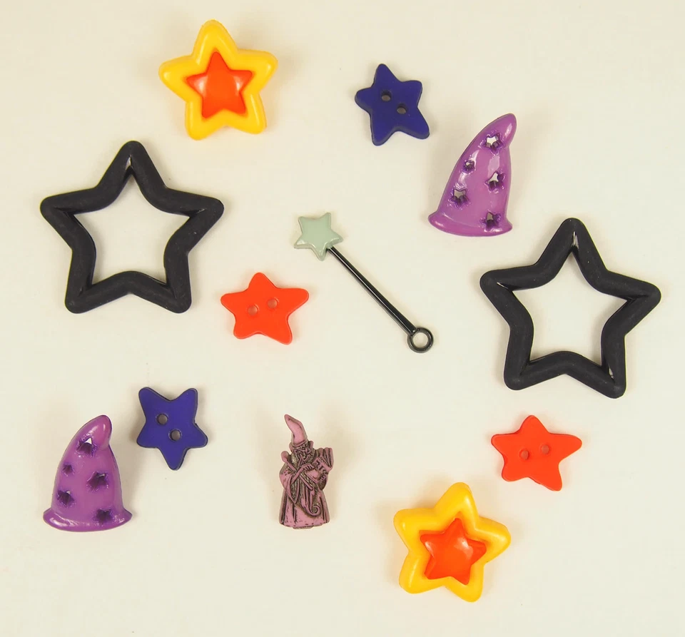 Halloween Themed Buttons Sets Buttons Galore Crafts Crafting Scrapbooking Sewing - Image 1 of 4
