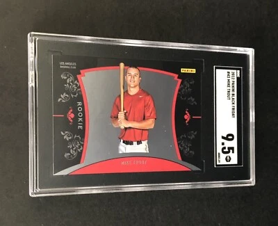 2012 Mike Trout Panini Black Friday rookie card #43 SGC graded 9.5 Only 599 Made - Image 1 of 3