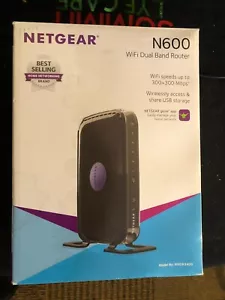 Netgear N600 WNDR3400 5 Ports Wireless Dual Band Router V3 - Picture 1 of 8
