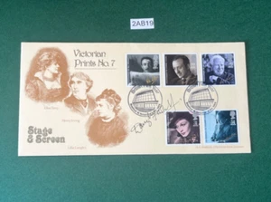 2AB19 Cubierta Victoriana Impresiones No.7 1985 Firmado - Douglas Fairbanks Junior KBE DSC - Imagen 1 de 3