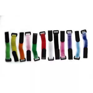 12 X Fishing Rod Tie Straps Tackle Wrap Band Pole Holder Fastener Fish Strap - Picture 1 of 5