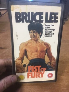 Fist Of Fury-Bruce Lee Pre Cert X Martial Arts VHS Rank Video Pal Uncut Seq - Picture 1 of 12