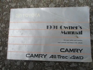 1991 Camry All-Trac  Owner's Manual - Picture 1 of 3