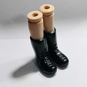 VTG Doll Santa Legs Hard Vinyl Plastic 4.5” Long For 18”-20” Dolls Making Crafts - Picture 1 of 7