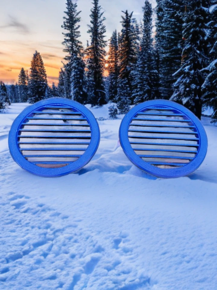 Yamaha Enticer ET340 Body, blue hood vent replica, 8A7-77133-00-00 - Image 1 of 1