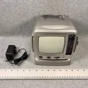 Coby CX-TV1 5in Portable Black & White Television With AM/FM Radio Car Boat Home - Picture 1 of 11