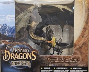 McFarlanes Dragons Berserker Clan vs Human Attacker Figur Deluxe Box Set 2004 - Bild 1 von 13