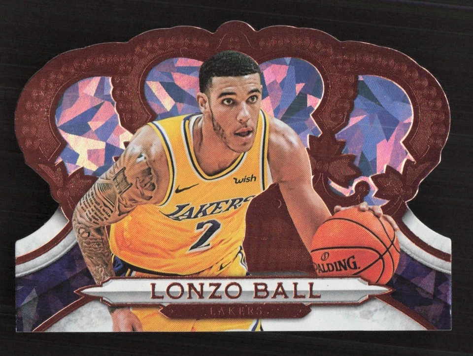 2018-19 Panini Crown Royale Lonzo Ball Crystal #/99 #52 Card - Image 1 of 2
