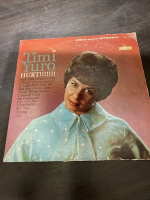 MINT UK  MONO  LIBERTY  LP - TIMI YURO -  HURT!!! Vinyl Records Stereo 1960s - Image 1 of 2