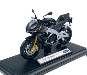 WELLY APRILIA TUONO V4 1:18 DIE CAST MODEL NEW IN BOX LICENSED MOTORCYCLE - Picture 1 of 5