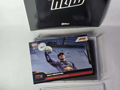 Topps Now F1 Parallel /10 Max Verstappen Starts 200th Formula 1 Race #048 - Image 1 of 3