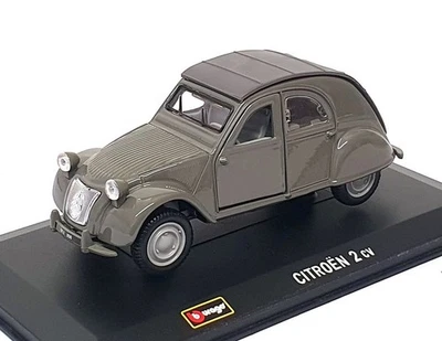 Burago 1/32 Scale Diecast 18-43210 - Citroen 2cv - Grey - Image 1 of 4