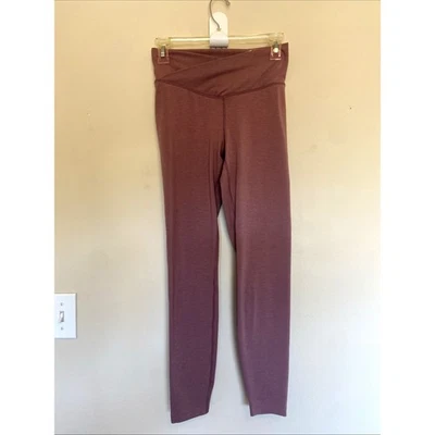 Leggings antiguos azul marino activos rosa polvoriento cruzados delanteros tiro extra alto pequeños Foto 1 de 4