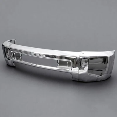 Chrome Front Bumper For 2015-2019 Chevrolet Silverado 2500 HD 3500 HD W/O Holes - Image 1 of 4