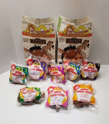 El Rey León 2 Simba's Pride 1998 Juego Completo de 8+ Juguete Happy Meal McDonald's  Foto 1 de 4