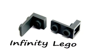 10 LEGO Dark Bluish Grey Bracket 1 x 1 with 1 x 2 Plate Up (73825) - 10 Pieces - Picture 1 of 1