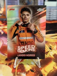 Lando Norris 2024 Topps Chrome #SD-7 Speed Demons - Picture 1 of 2