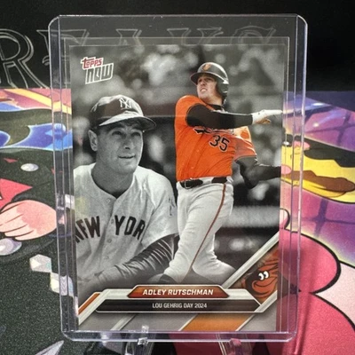Adley Rutschman 2024 Topps NOW Lou Gehrig Day #LGD-2 - Image 1 of 2