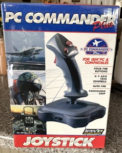 PC Commander Plus PC Air Flight Joystick Controller SV-207A IBM NEW Sealed Box - Picture 1 of 12