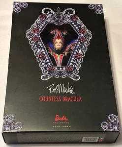 Barbie Bob Mackie Contessa Dracula Etichetta Oro da Collezione in Scatola Edizione Limitata - Foto 1 di 11
