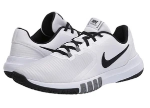 Nuevo Nike Flex Control 4 (blanco/negro/gris humo) zapatos deportivos para hombre talla 9 - Imagen 1 de 9