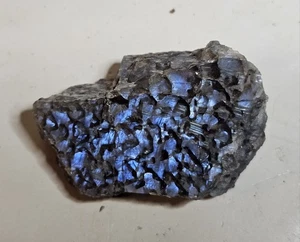 Grafischer Interwrowth Albit (Mondstein) mit Quarz aus Ontario - selten poliert - Bild 1 von 6