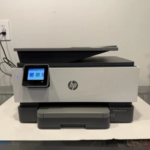 HP OfficeJet Pro 9018 Wireless All-in-One Printer Tested Works Great - Picture 1 of 8