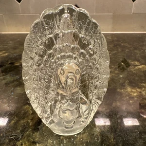 1 Crystal Turkey Salt / Pepper Shaker Harvest Thanksgiving Germany - Picture 1 of 3