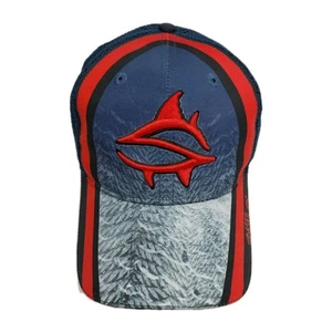 Sombrero Loco Kaile Snapback Ajustable Azul Rayas Bordado Malla Espalda  - Imagen 1 de 7