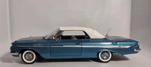 West Coast Precision, 1961 Blue Chevy Convertible, 1:24 Scale Diecast - Picture 1 of 18