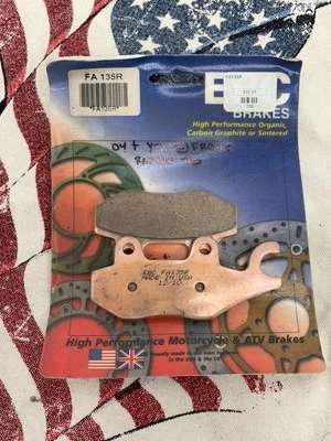 Pastillas de freno delanteras derechas EBC FA135R para Suzuki 2006-09 Quadracer 450 LTR450 NUEVAS Foto 1 de 2