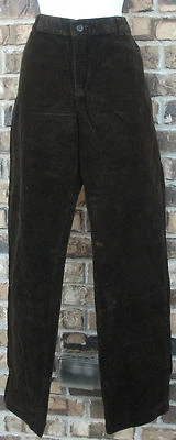 Calça de veludo marrom POLO RALPH LAUREN genuína nova com etiquetas, tamanho menina 20 - Imagem 1 de 2