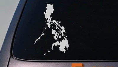 EZSTIK PHILIPPINES COUNTRY 6" STICKER DECAL CAR WINDOW Laptop TRUCK FILIPINO