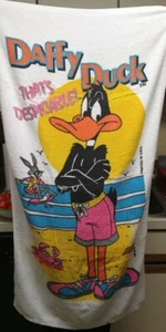 Vintage 1988 Warner Bros. Daffy Duck Surftuch - Bild 1 von 12