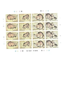 JAMAICA 1981 MINI-SHEET MNH FAUNA SCOTT 499 A - D - Picture 1 of 1