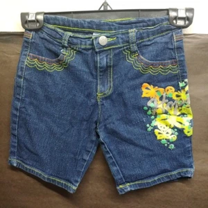 Double Scoop 7 Girls Size 7/8 Designer Blue Jean Shorts - Picture 1 of 8