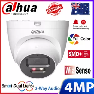Dahua 4MP IPC-HDW2449T-S-PV Wizsense IP Camera Dual Light Active Alarm 2Way Talk - Picture 1 of 18