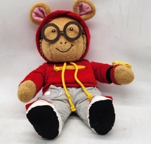 Playskool Arthur Plush 14” Stuffed Animal Toy PBS 1996 Red Hoodie RARE - Picture 1 of 6
